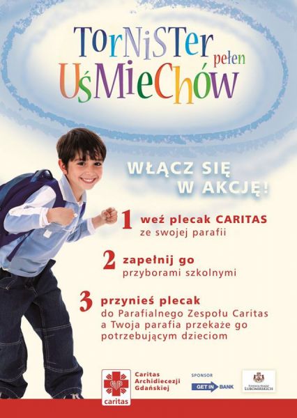 Tornister pełen uśmiechu